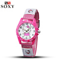 Hello Kitty Kids Watches Children s Watches Girl Cartoon Watch Leather Baby Watch Clock Gift saat