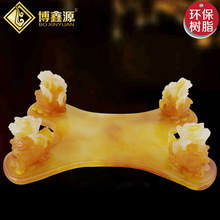 KTV bar manufacturers wholesale high-end home four evil fruit plate fruit plate coffee table ornaments resin creative