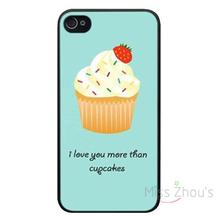 For iphone 4/4s 5/5s 5c SE 6/6s 7 plus ipod touch 4/5/6 back skins mobile cellphone cases cover Cupcake Love Girly Pink