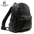 2015 New Style Men's And Women's Travel Bag Backpack Crocodile