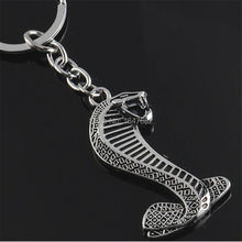 10pcs/lot Car Auto Shelby Cobra Snake Emblem Badge Keychain