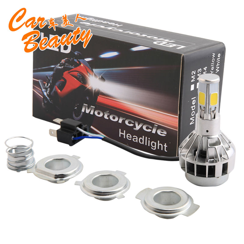 2015 New H4  32W 3000LM LED Motorcycle Headlight Bulb Headlamp High Low Conversion Beam Driving Headlamp Moto Lights