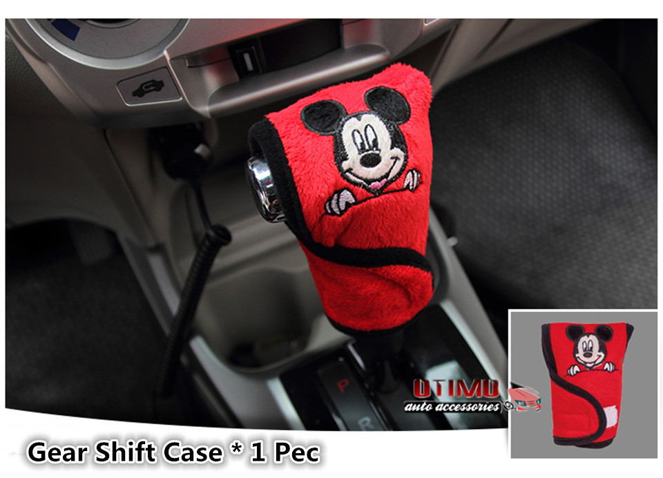 Auto Accessories Cartoon Mickey Mouse Car Steering Wheel Cover DIY Minnie Mouse Car Accessories Decoration Auto Parts 4