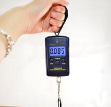 Digital BackLight 50KG/10g Wide Hook Plane Airplane Luggage Weight Scale