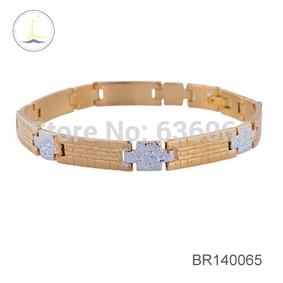 Low Fashion High Quality Chic Bracelets Bangles Copper Bracelet Jewelry Gold Silver Women Men Bracelet SBR140179