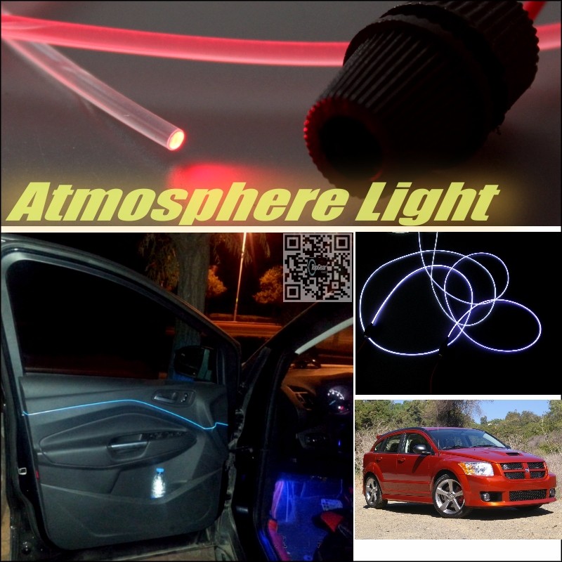 Car Atmosphere Light Fiber Optic Band For Dodge Caliber Furiosa Interior Refit No Dizzling Cab Inside DIY Air light