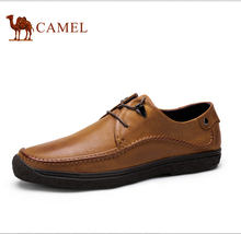 Camel men’s leather shoes 2016 comfortable super-soft men’s fashion shoes male casual shoes cowhide leather shoes casual