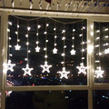 2M 138LEDs LED Light String Stars LED Curtain Fairy String Lights Window Curtain Lamp For Christmas