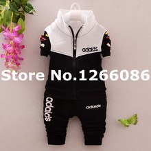 New Spring Autumn Wear Baby Boys and Girls Sports Clothing Sets Children Outerwear Coats Kids Jackets+Pants Tracksuit Clothes