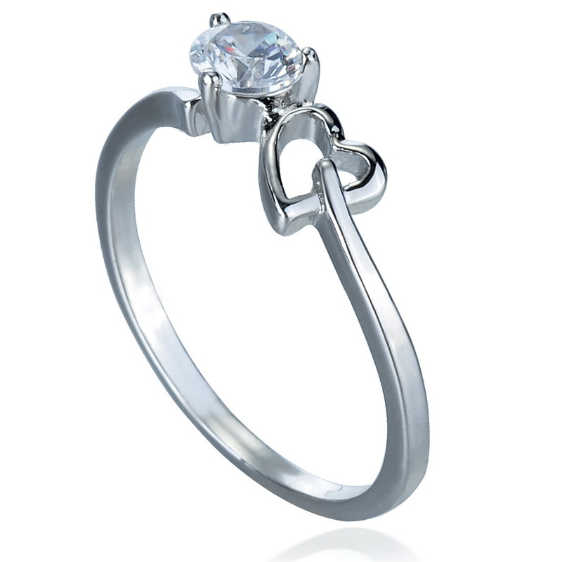 Silver-Rings-Fashion-Zircon-925-Silver-Jewelry-Heart-shaped-High-grade ... Silver-Rings-Fashion-Zircon-925-Silver-Jewelry-Heart-shaped-High-grade ...