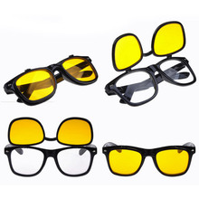 Flip Up Women Glasses Steampunk Double high quality brand design Hot Sale 2015 New Vintage Retro