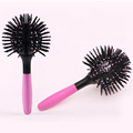 2016 Hair brush Styling 360 degree Comb Spherical Shape Massage Comb Pear Head Brush Curly hair