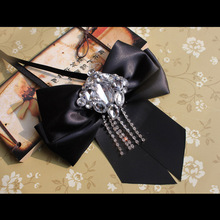 Fashion Accessories Barman Stage Performances Wedding Tie Shiny Acrylic Standard Tie Dinner Men Wholesale And Retail