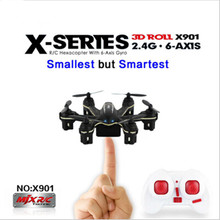MJX X901 RC Quadcopter controller Remote Control Helicopter 2.4GHz 6 Axis RTF Mini pocket RC Drone with retail box vs cx10