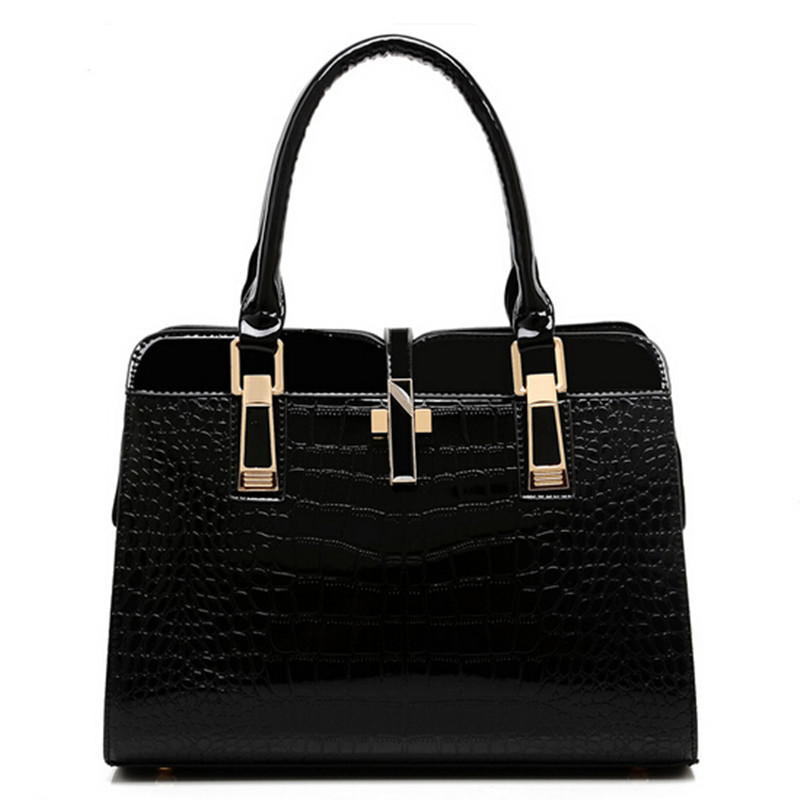 Solid female package Fashion atmosphere women TOTES Bag High quality business bag crocodile ...