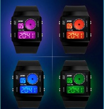 Buceo Skmei relojes hombres marca de lujo LED relojes deporte militar reloj genuino reloj de cuarzo hombres relojes de pulsera relogio masculino