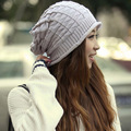 Fashion Winter Knitted Cap Hats For Women Men Casual Skullies Beanies Solid Color Hip hop Slouchy