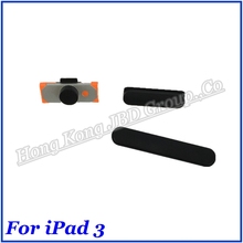 For iPad 3 3 In 1 Side Button Vulume Button +Power Button +Lock Button Original Quality Free Shipping