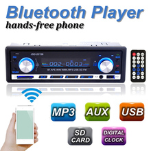 2015 New 12V BLUETOOTH 1-Din Stereo Radio MP3 USB/SD AUX Audio Player Car in Dash 60Wx4 for phone