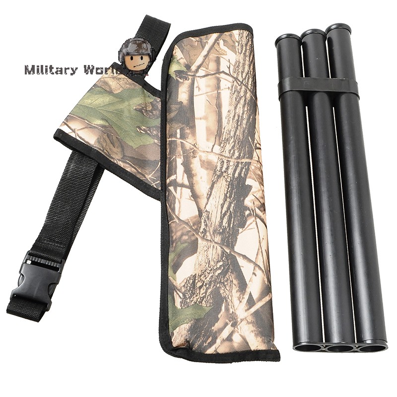 3 Tube Archery Sports Quiver Camouflage Quiver Arrow HolderWater Caza Arrows Bow Bag For Hunting Outdoor
