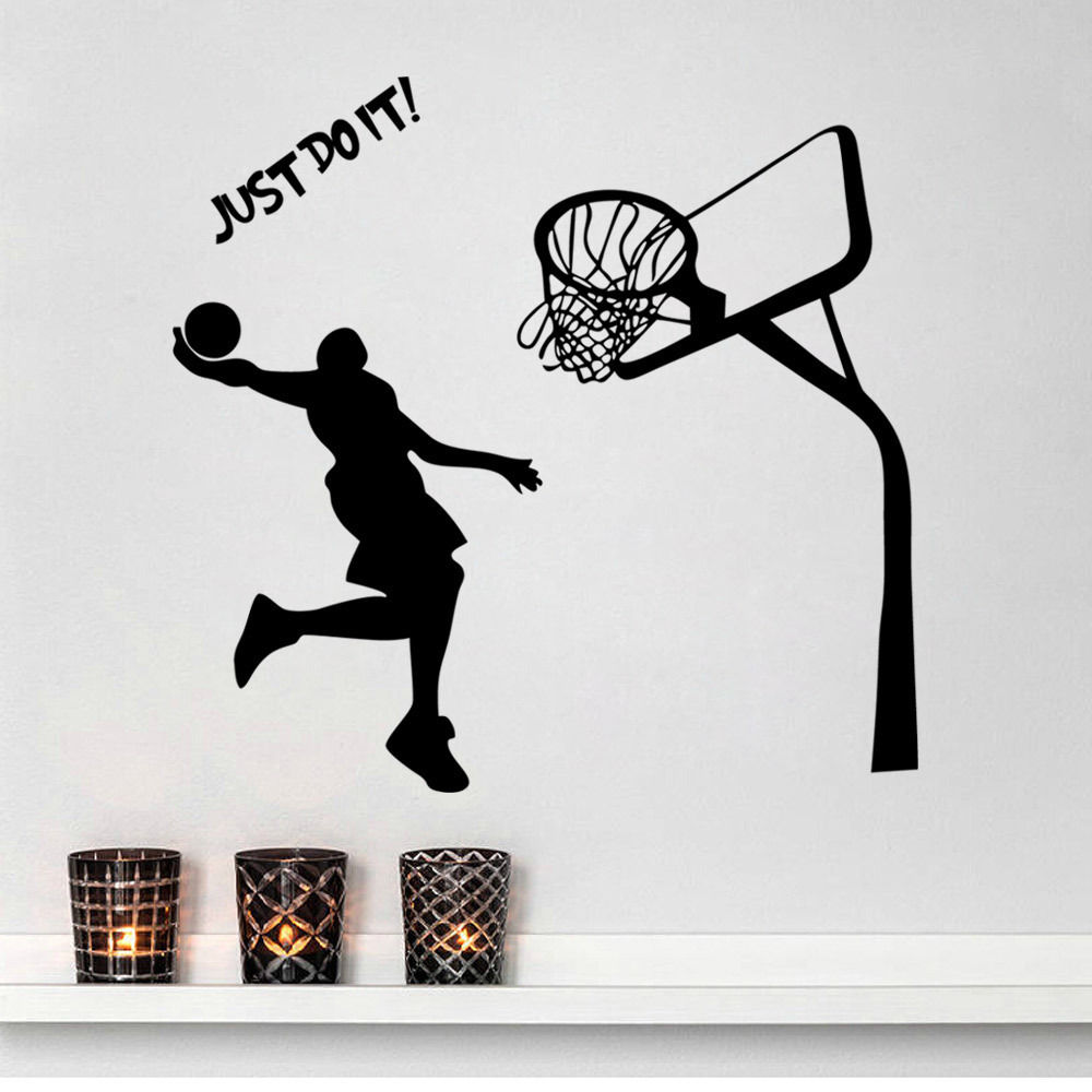 Kid S Room Wall Decal Just Do It Michael Jordan Dunk