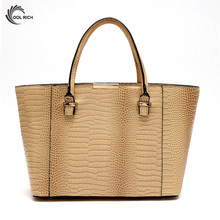 2016 High Quality Crocodile Leather Women Bag Bolsa De Festa Crossbody Shoulder Messenger Bags Woman Luxury Handbags Tote Bolsas