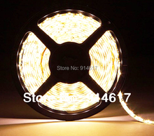 Free Shipping New 5m SMD 3528 Flexible IP65 Waterproof 600 LED Strip Light Cool White Warm White