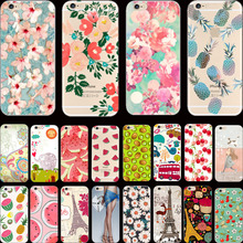 Картина лето свежие фрукты ананас вишня кремния телефон чехол для Apple iPhone 5 iPhone 5S iPhone5S чехол оболочки HX HJS
