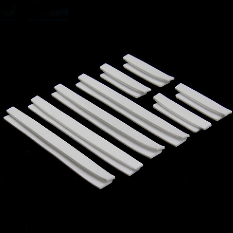 8 pcs white ABS rubber material Car Door Edge Guards Trim Molding