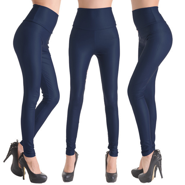 2013-Newest-Sexy-Women-Faux-Leather-Stretch-High-Waist-Leggings-Juniors-Pants-4-size-19-Colors