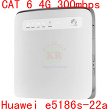 Desbloqueado Huawei e5186 E5186s-22a 4 g LTE wireless router 4 g wifi dongle Cat6 FDD TDD 300 Mbps Mobile hotspot cpe pk E5175 e5786