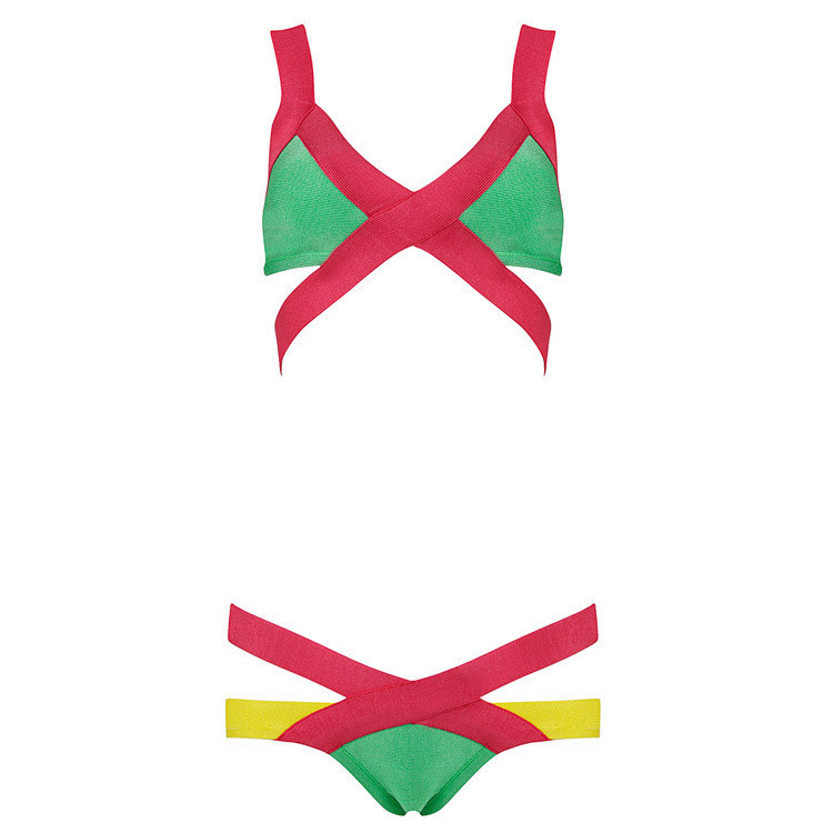 New 2015 Bikinis Women Sexy Women\'s Bikini Set Push-up Padded Bra Swimsuit Bathing Suit Swimwear (32)
