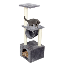 Multi-Level Cat House, Play Center and Cat Scratching Pole