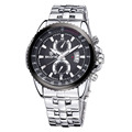 SKONE Quartz Watch Men Top Brand Luxury Wrist Watches Men Clock Mens Full Steel Wristwatch Male