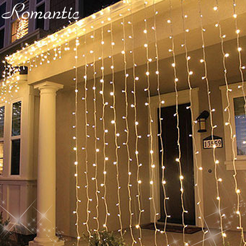 Warm White Led Icicle Lights Promotion-Shop for Promotional Warm White Led Icicle Lights on ...