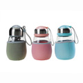 Botella De Agua De Cristal Glass Bottle Bottle Of Water Glass For Hiking Tour With Soft