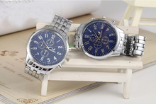 Venta al por mayor fábrica de relojes de cuarzo relojes mecánicos del reloj para hombre relojes tres de seis aguja ojo