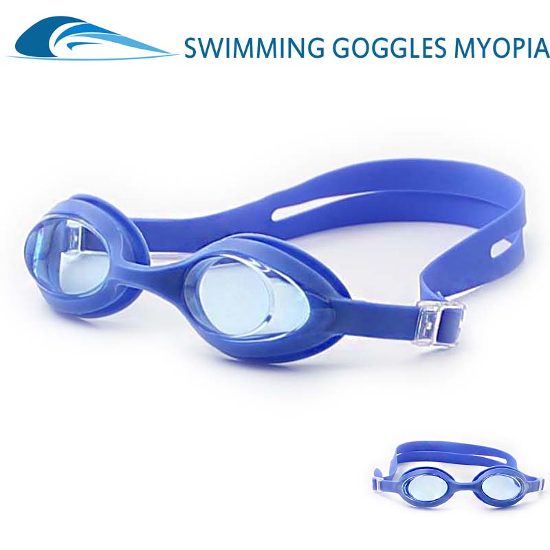 Professional Men Women Waterproof Shortsighted Swimming Goggles Anti-fog UV Silicone Optical Prescription Swimming Glasses