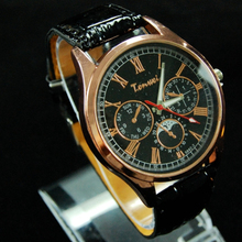 2015 New Fashion Luxury Brand Men s Quartz Watch PU Leather Strap Band 22mm Watches Dress