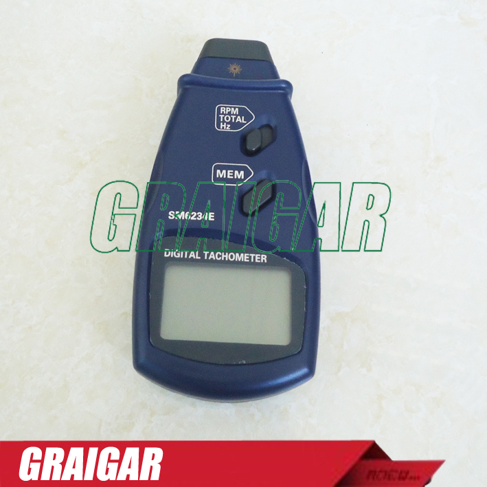 Large LCD size Digital Photo Contact Tachometer DT2239B photo tachometer and motion and surface mar 3 in 1