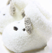 2015 New Cute Cartoon Baby Socks Bear Manual Slipper Shoes Newborn to 6 Month Autumn Winter