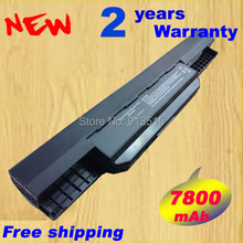 7800mAh laptop battery for Asus A32 k53 A42-K53 A31-K53 A41-K53 A43 A53 K43 K53 K53S X43 X44 X53 X54 X84 X53SV X53U X53B X54H