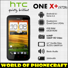 HTC ONE X Plus S728E 64GB ROM Quad Core 1.7GHz 1GB RAM 4.7″ Gorilla Glass SLCD2  2100mAh 8.0 MP smartphones