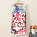 Hot New Europe America Suit Dress Woman Summer Clothing Sleeveless Tops Long Sections T shirt Tanks