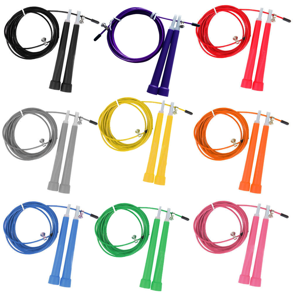 Ultra Speed Original Cable Wire Skipping Skip Adjustable Jump Rope Crossfit 100PCS/LOT