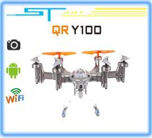 10pcs/lot Walkera QR Y100 FPV Wifi Aircraft UFO RC Quadcopter Drone helicopter with camera brushless motor VS X350 Free boy gift