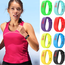 Hot Sales New B5 Unisex Sport Watch Fashion Casual LED Women Digital Red Display Watches Bracelet Wristwatches Rubber 12 Colors