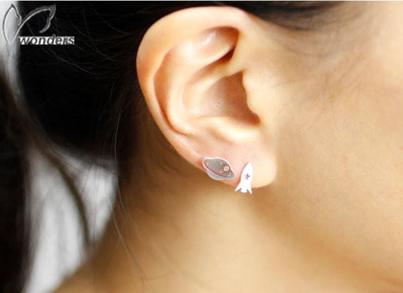 planet earrings