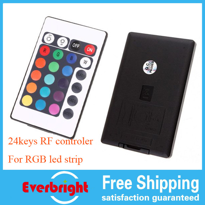 24key RGB Controller LED Strip IR Remote Controller Available for 5050/3528 Free Shipping