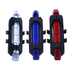 USB Rechargeable Mountain Bike Rear Tail Light Bicycle Seatpost Lamp Bike Cycling LED Rear Back Led Bicicleta Flashing Light